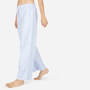 *ISO* blue Oxford Everlane pajama pants Sz M